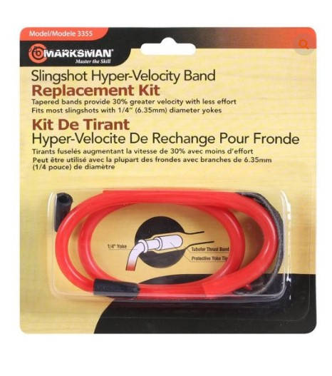

Резинка для рогатки Marksman Replacement Band Kit 1429.00.40 красный