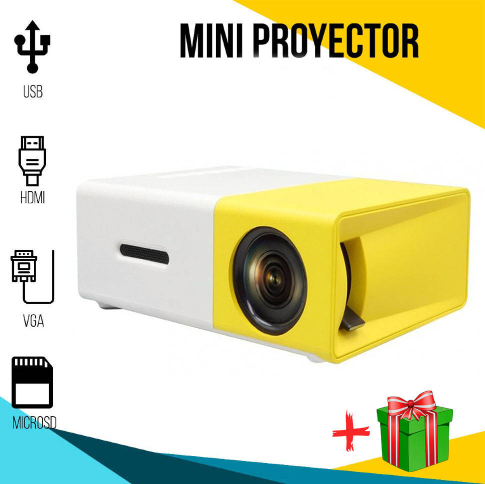 

Карманный HD Led проектор для дома YG300, Портативный мини проектор Кинопроектор