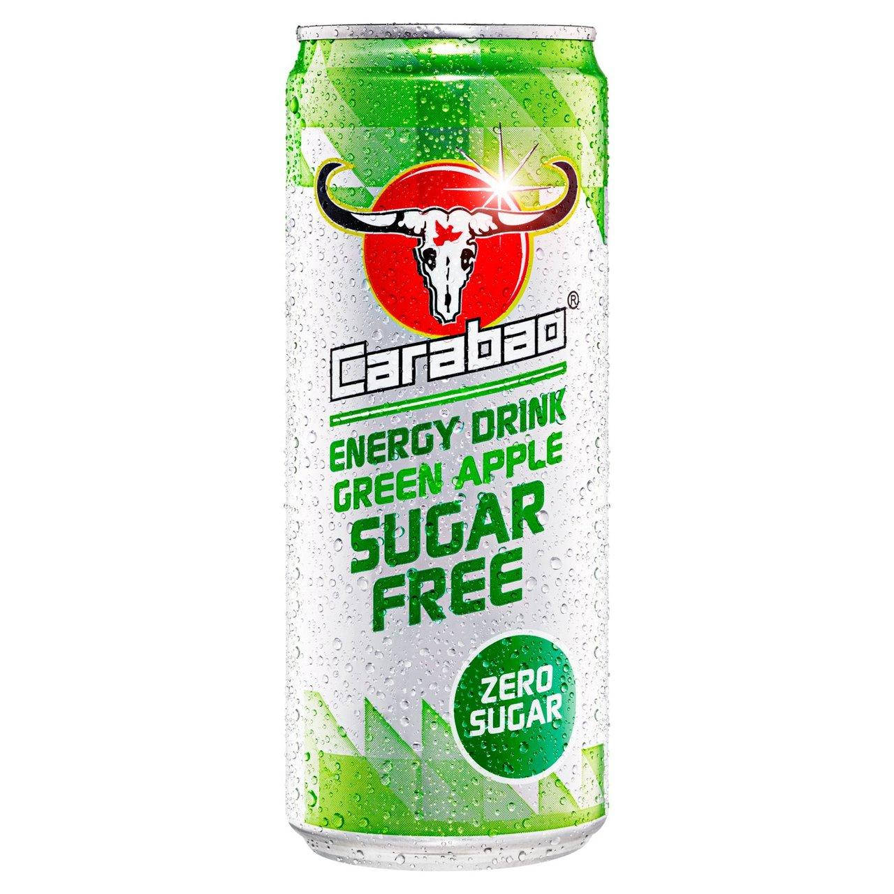 

Carabao Energy Drink Sugar Free Green Apple 330 ml