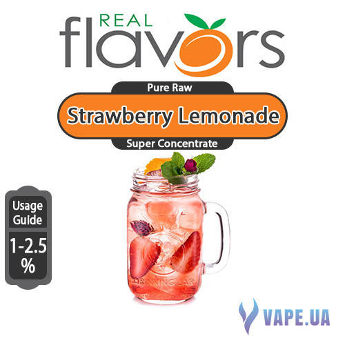 

Ароматизатор Real Flavors Super Concentrate Strawberry Lemonade (Клубничный лимонад) 10 мл.
