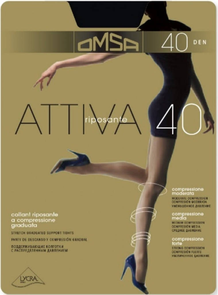 

Женские колготки OMSA ATTIVA 40