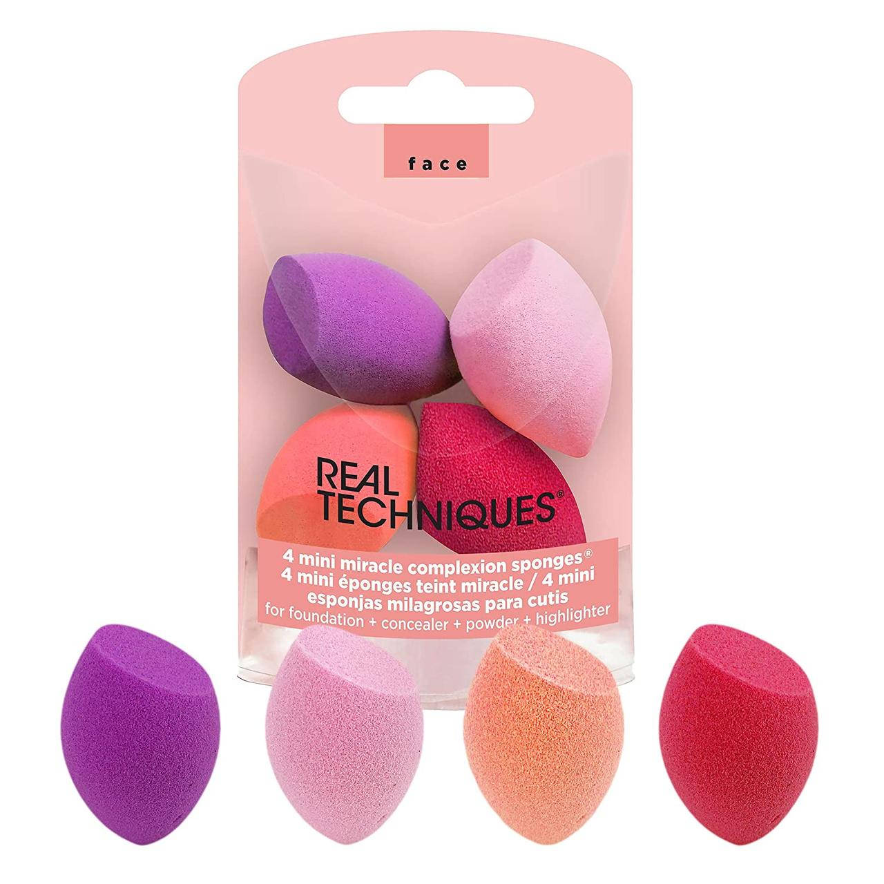 

Набор из 4 мини-спонжей для макияжа Real Techniques Mini Miracle