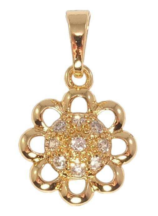 

Кулон Xuping Позолота 18K "Цветочек с цирконием"