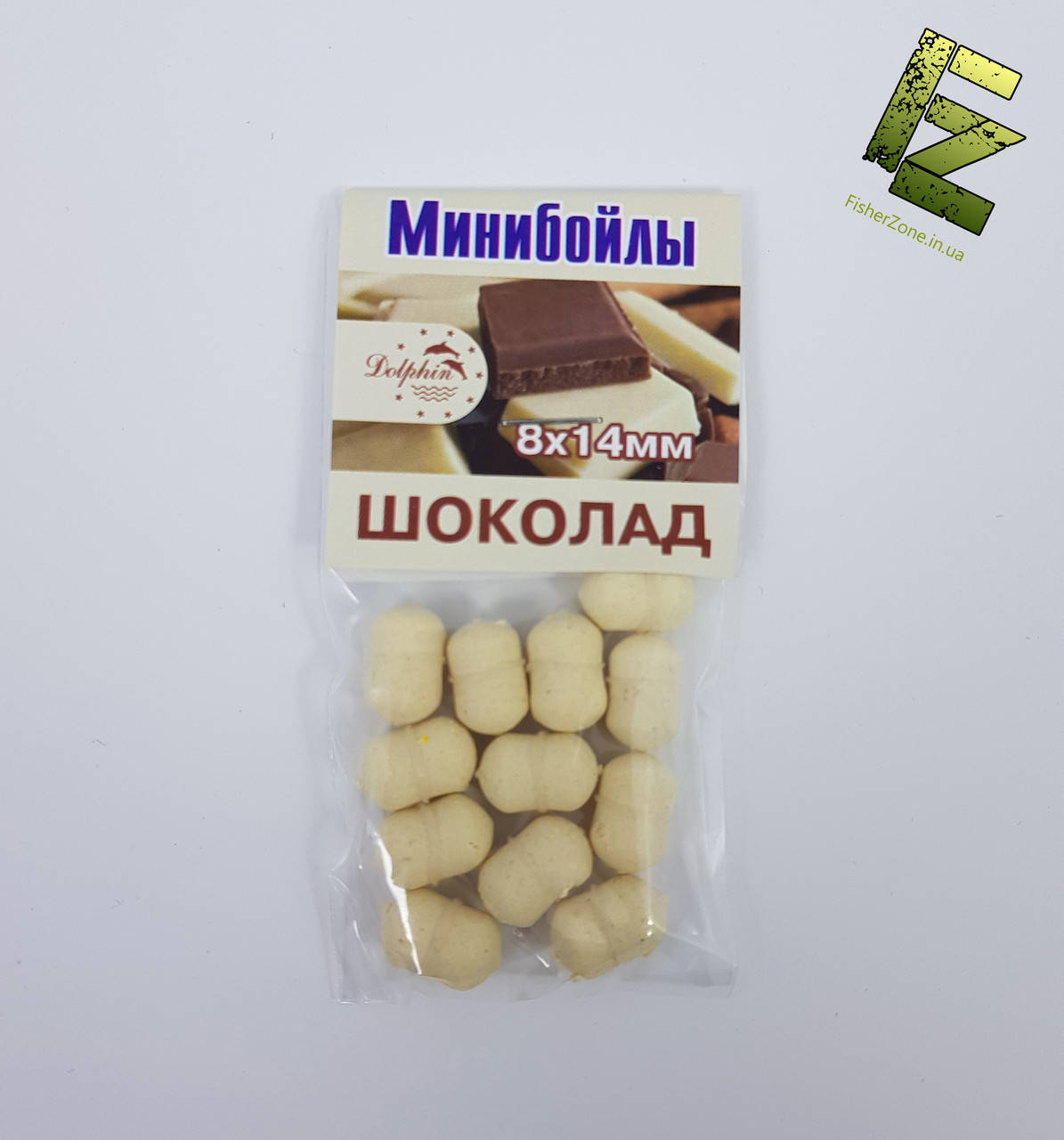 

Минибойлы на резинке Dolphin 8х14мм 12шт (Шоколад)