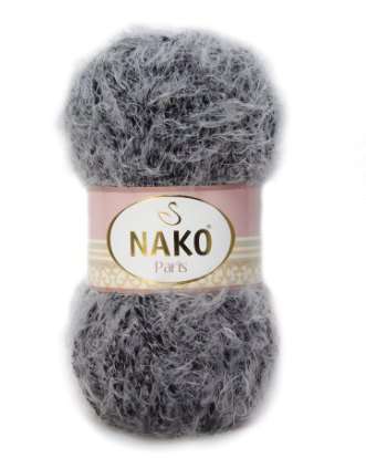 

Nako Paris черно-серый мулине № 21305