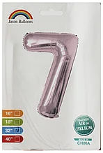 

Фольгированная цифра 32"(80 см) КНР 7 розовое золото