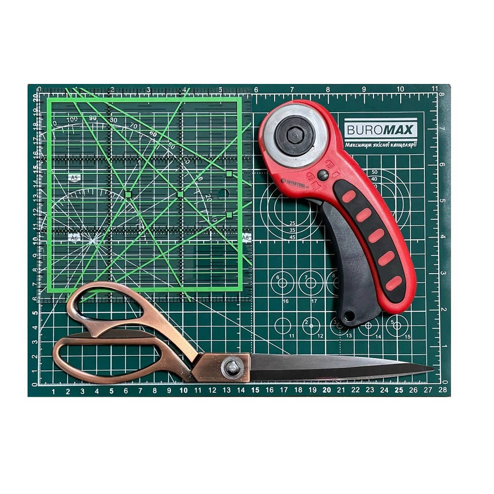 

Стартовый, базовый набор для пэчворка и квилтинга 3 единицы PRESENT (S) + НОЖНИЦЫ в ПОДАРОК (6299)