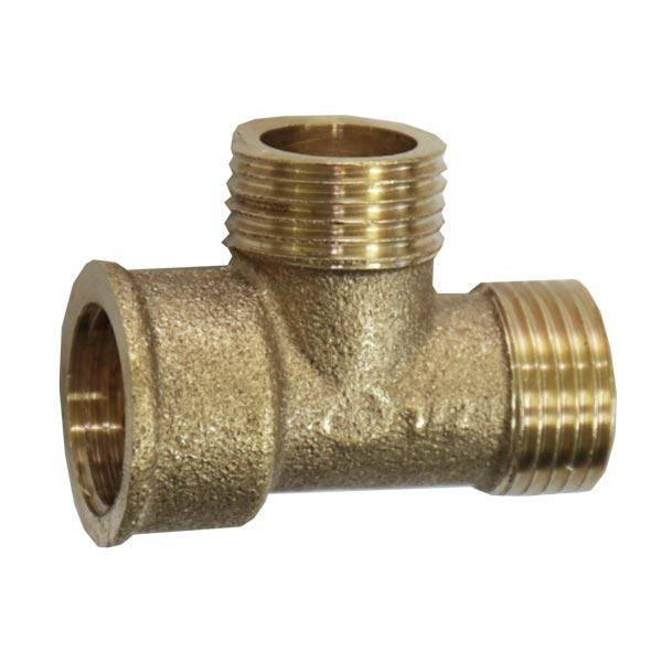 

Тройник UKRAINE 1/2" внн усиленный, латунь