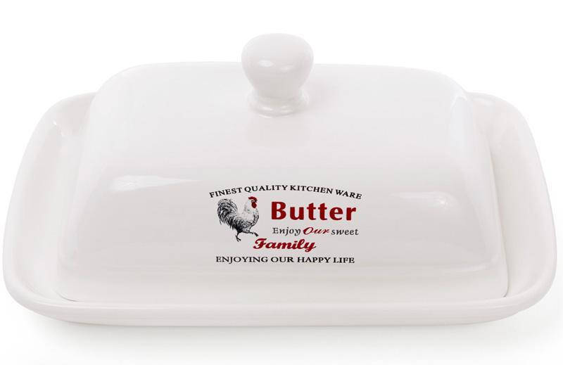 

Масленка керамическая Тоскана Family BUTTER 21.5х15х9.5см