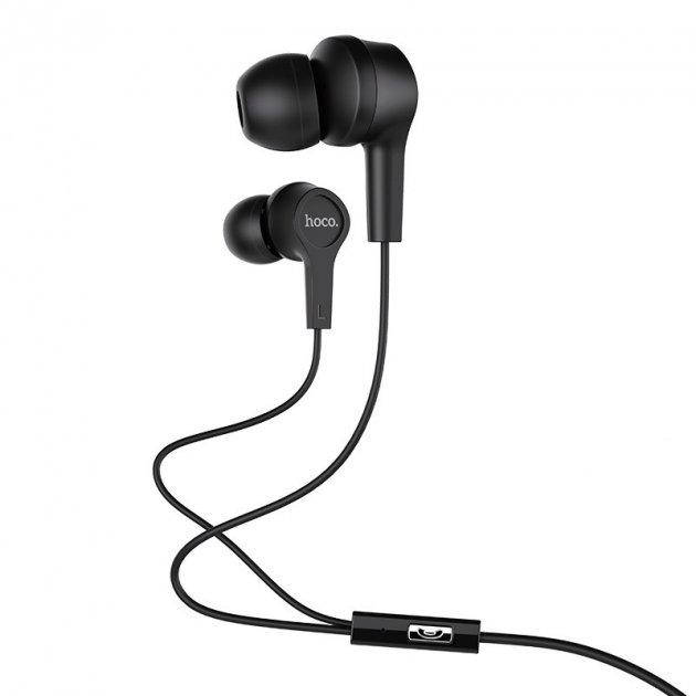 

Навушники провідні з мікрофоном HOCO Daintiness M50 Black, Черный