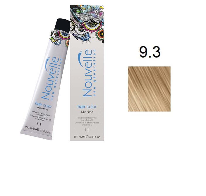 

Краска для волос Nouvelle Hair Color 9.3 золотистый блондин 100 мл