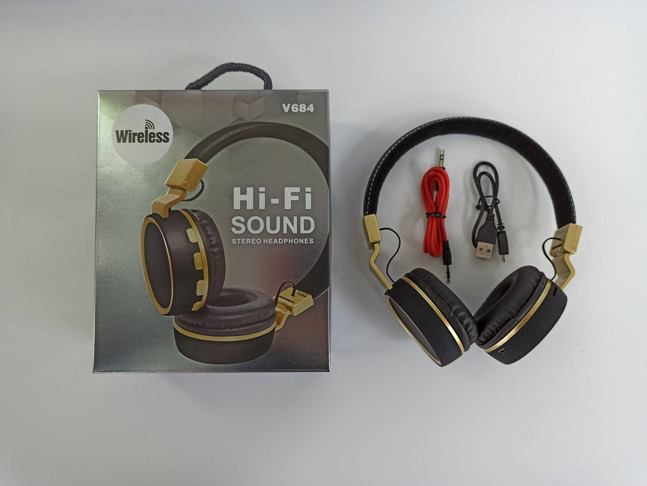 

Наушники HEADSET V684 беспроводная Bluetooth гарнитура, Черный