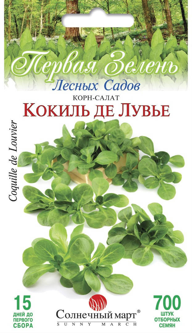 

Салат Корн-салат Кокиль де Лувье, 700шт