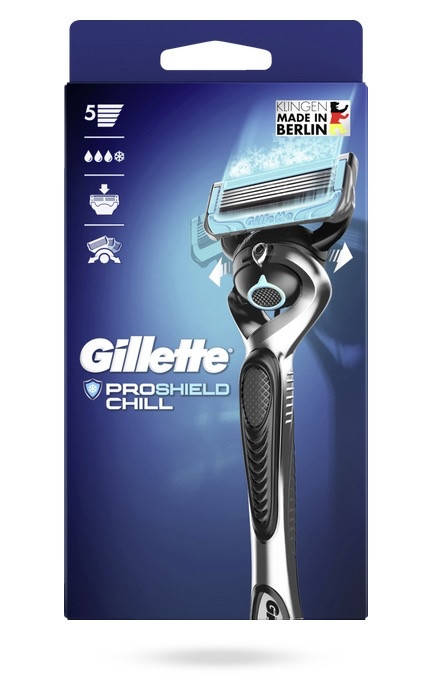 

Станок для бритья мужской Gillette Fusion5 ProShield Chill с 1 сменным картриджем