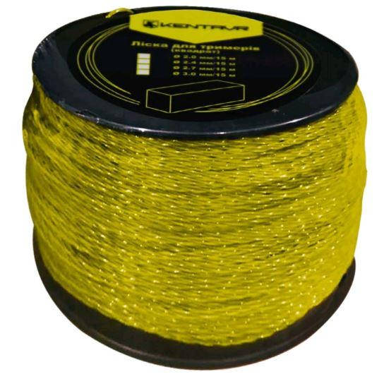 

Леска для триммеров в бухте Кентавр (крученный квадрат) 2.7mm*3LB 256м