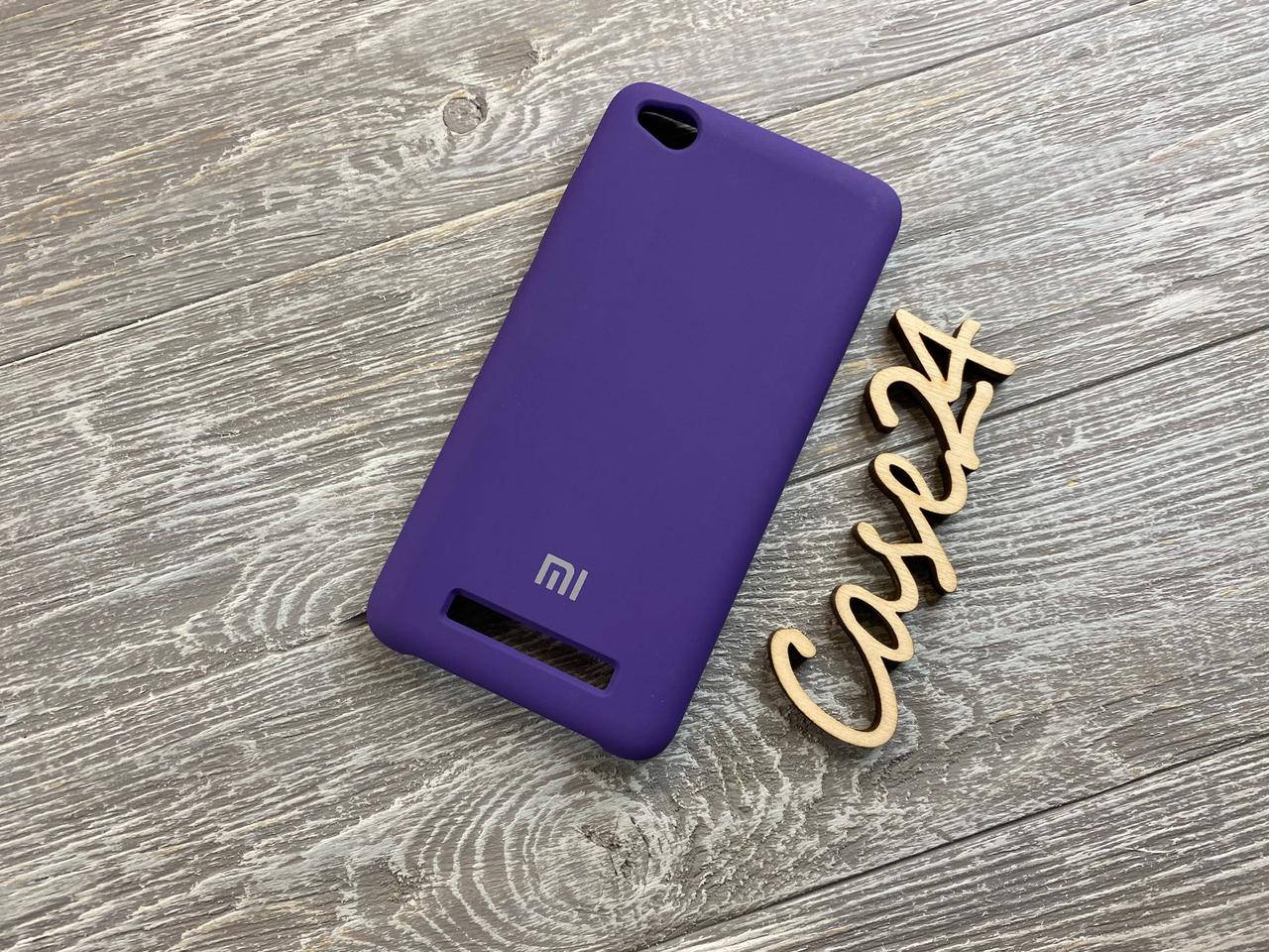 

Чехол Soft touch для Xiaomi RedMi 4A (8 цветов) фиолетовый