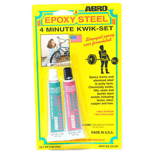 

Клей эпоксидный для металла ABRO 4минуты 57г 154551