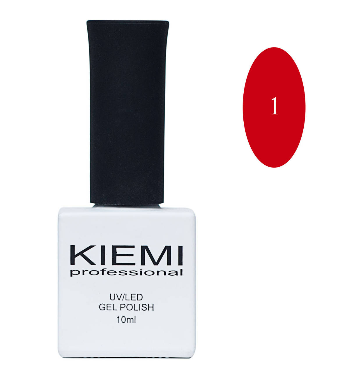 

Гель-лак Kiemi professional № 001 яскраво-червоний, 10ml