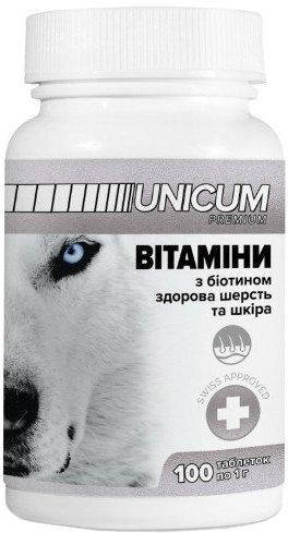 

Витамины Unicum Premium "здоровая шерсть и кожа" для собак 100 табл. 100 г