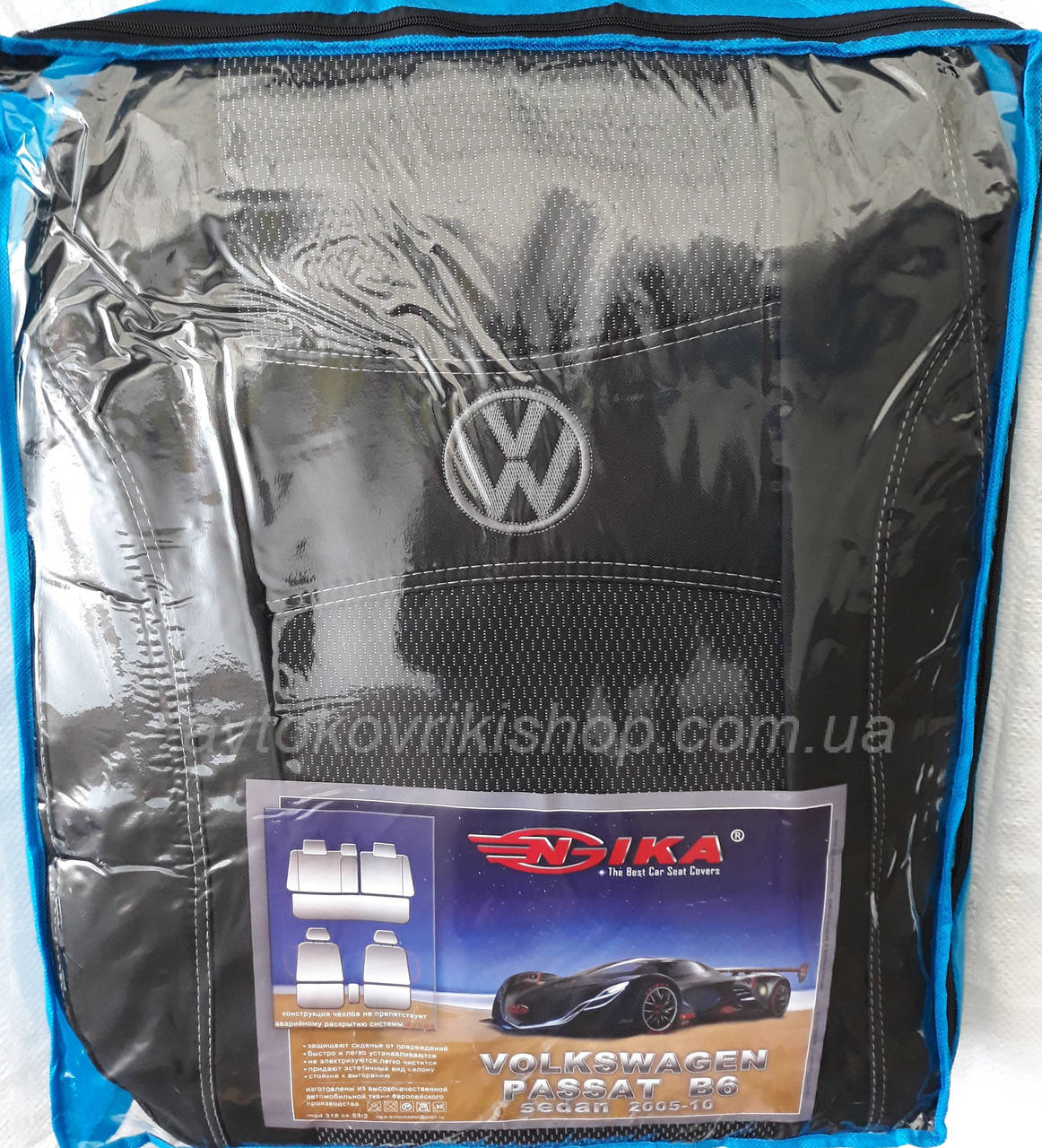 

Авточехлы Volkswagen Passat B6 (седан) 2005-2010 Nika