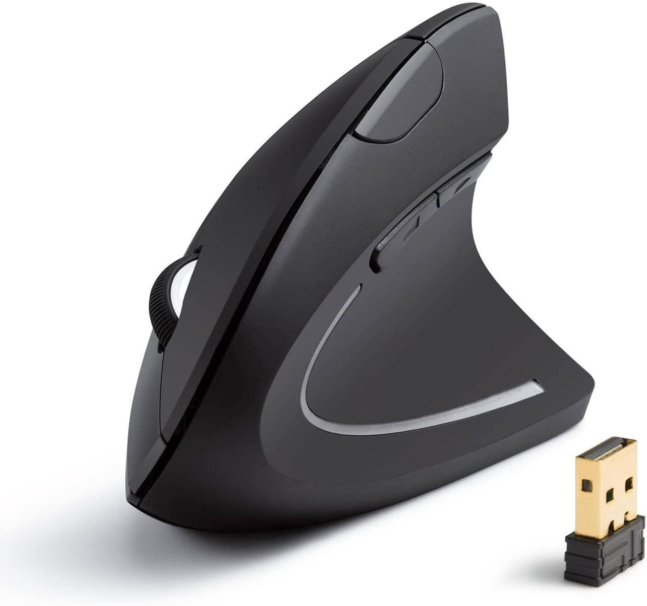

Вертикальная компьютерная мышь Anker Vertical Ergonomic Mouse 2.4G, Черный