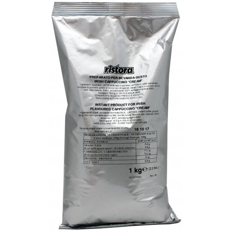 

Капучино Ristora Irish Cream 1 кг 8004990146627