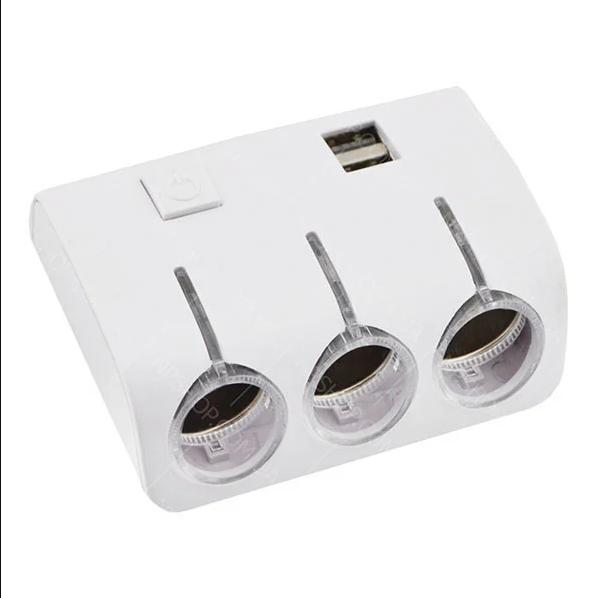 

Автомобильный тройник 3+2 USB 1506A /1505A