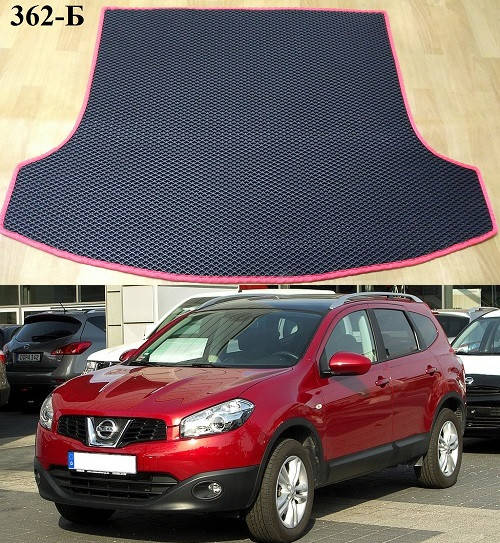 

Коврик ЕВА в багажник Nissan Qashqai +2 '08-14, Черный
