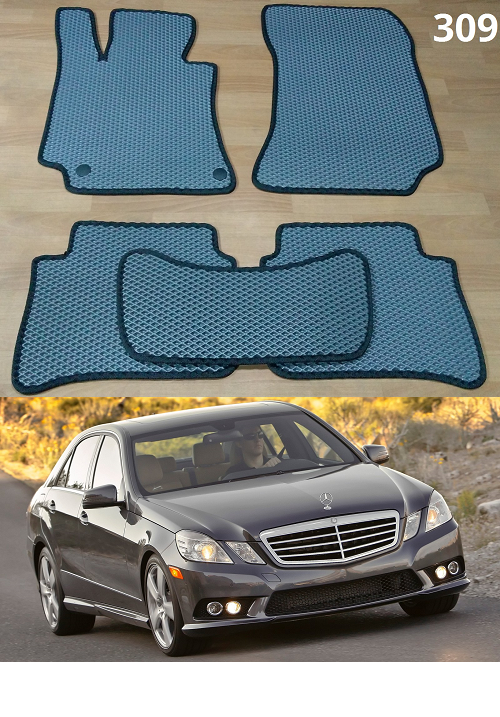 

Коврики ЕВА в салон Mercedes E-Class W212 '09-16, Черный