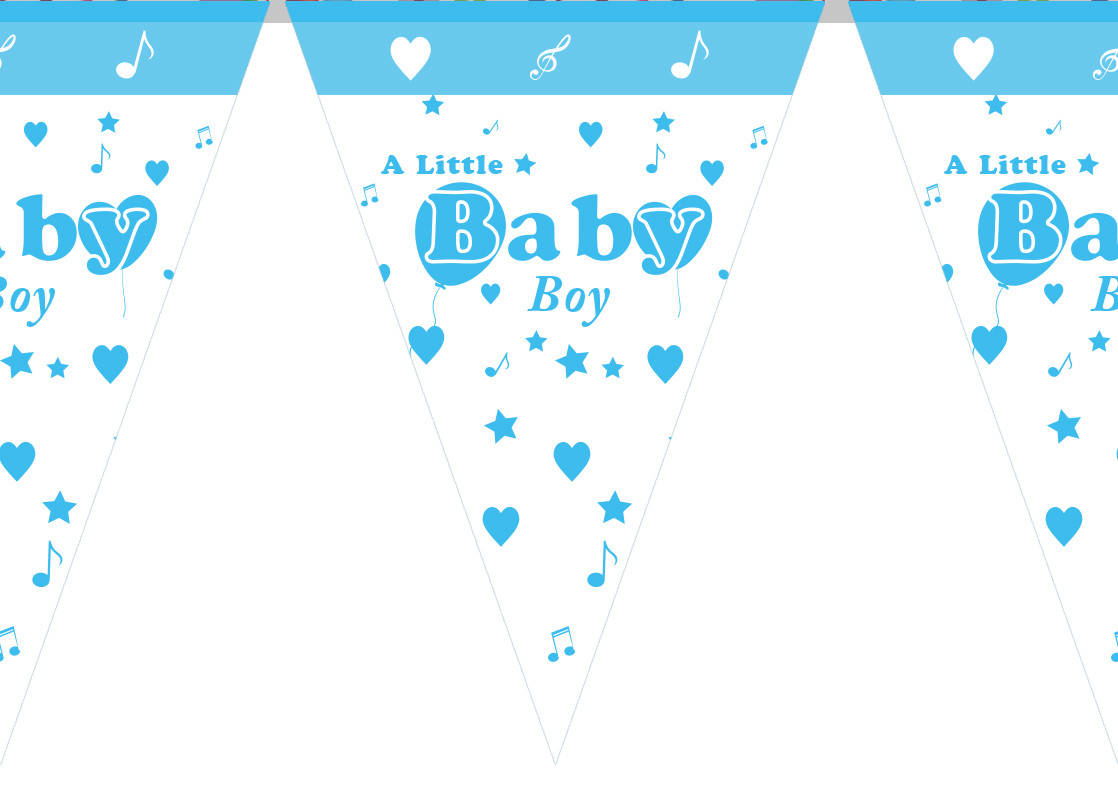 

Гирлянды бумажные " Baby Boy"