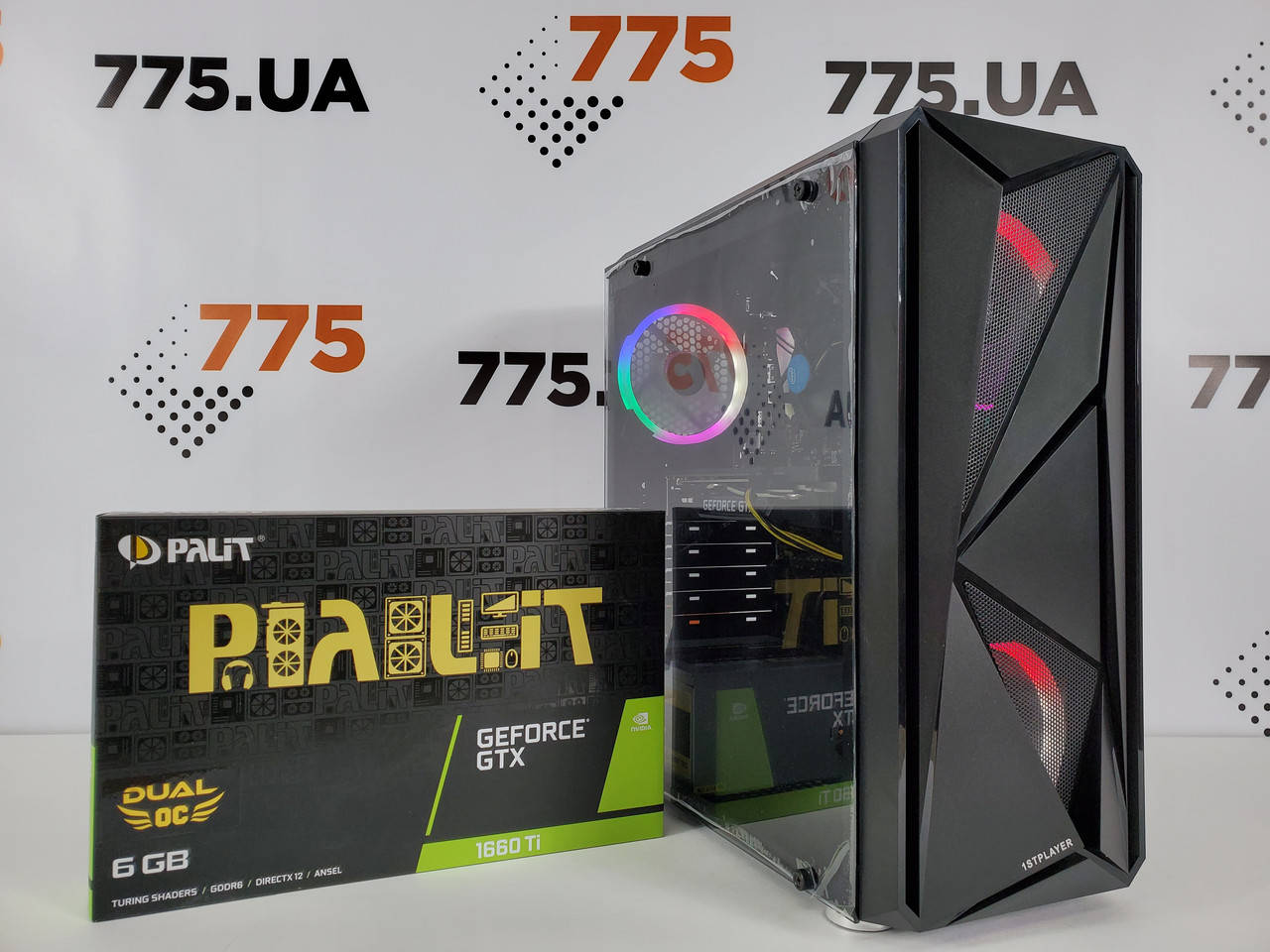 

Компьютер FirstPlayer, Intel Core i7-6700 4.0GHz, RAM 16ГБ, SSD+HDD, GTX 1660Ti 6GB
