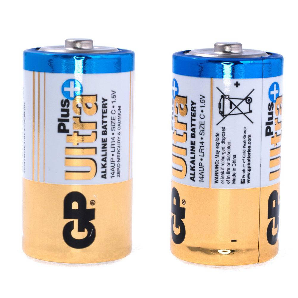 

Бат. 14AUP щелочная, LR14UP, C, 1.5V, GP, U2 GP Batteries