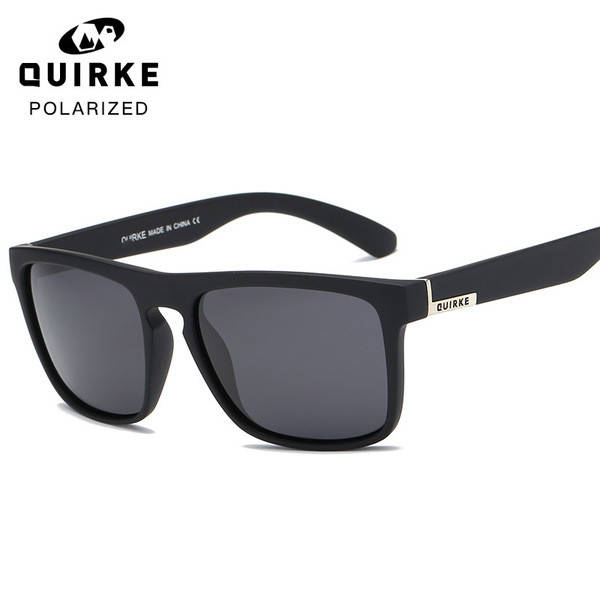 

Модные Солнцезащитные очки QUIRKE B4 очки солнцезащитны очки Полароид, Черный