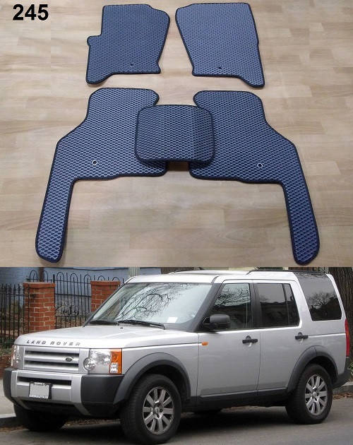 

Коврики ЕВА в салон Land Rover Discovery 3 '04-09, Черный