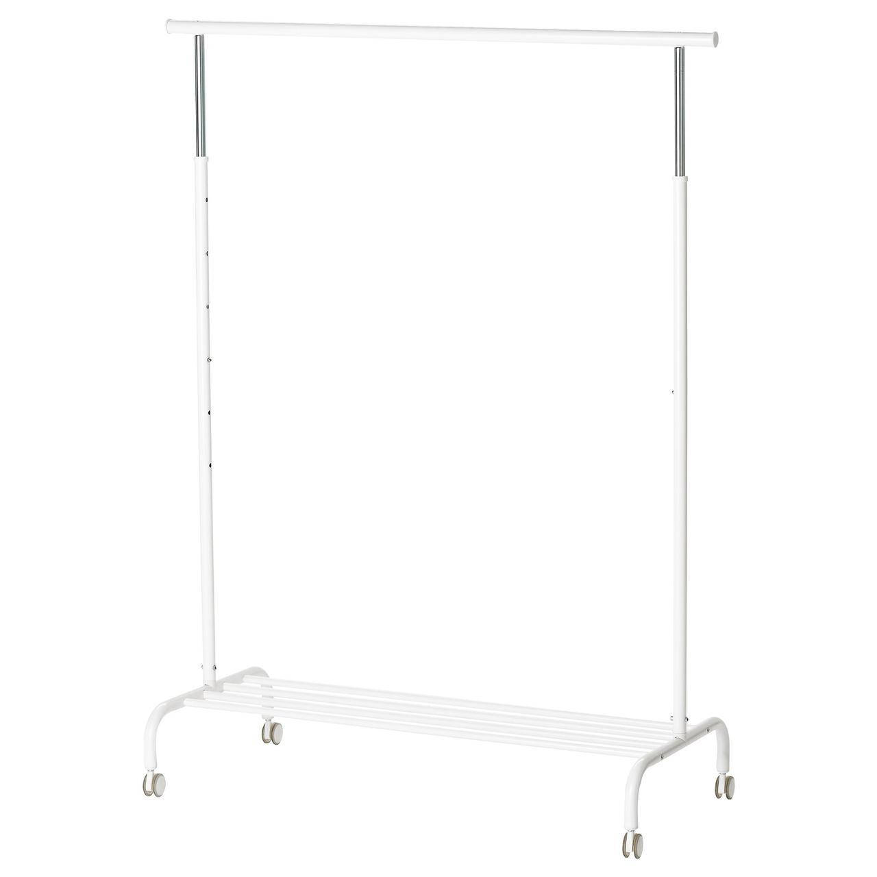 

IKEA RIGGA (502.316.30) Вешалка для одежды, белая, Белый