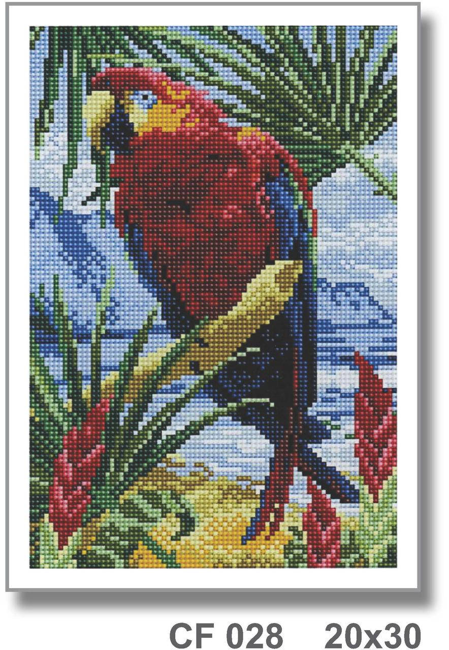 

Алмазна мозаїка "Папуга" 20*30 см