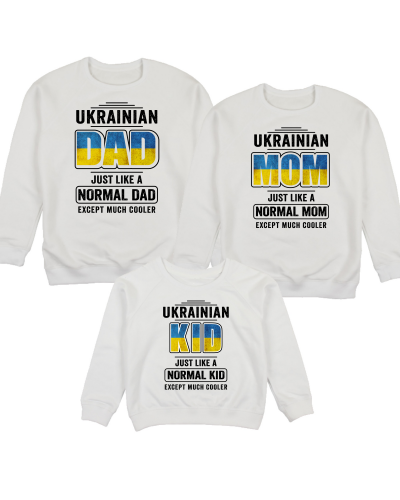 

Свитшоты Family Look с принтом "Ukrainian family" Push IT