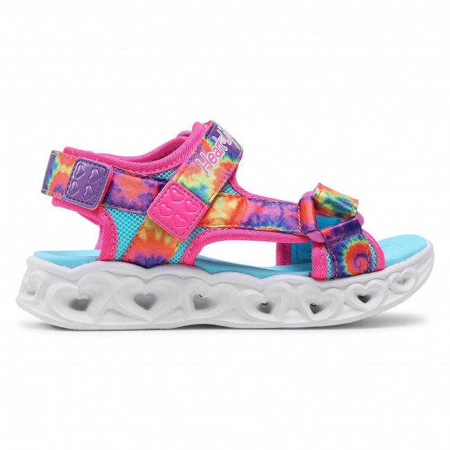 

Оригінальні дитячі сандалії Skechers S Lights: Heart Lights - Color Groove (302160L HPMT), Разные цвета