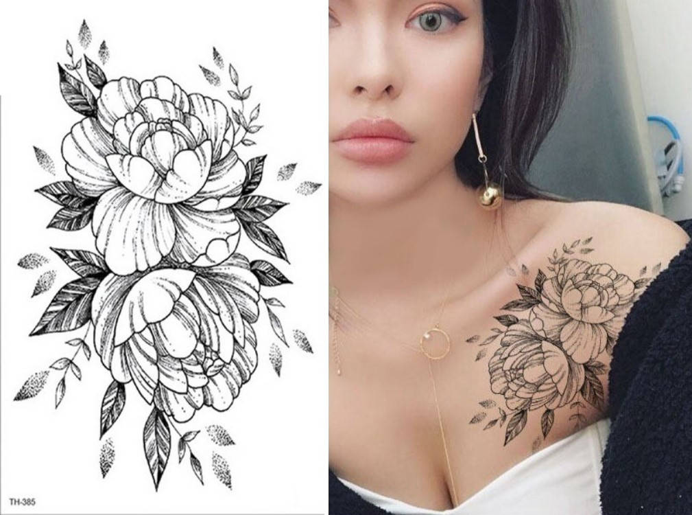 

Временное водостойкое тату, наклейка, 21x15 см