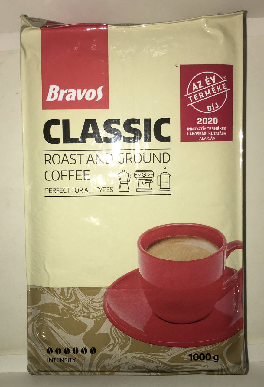 

Кава мелена Bravos Classic 1 кг.