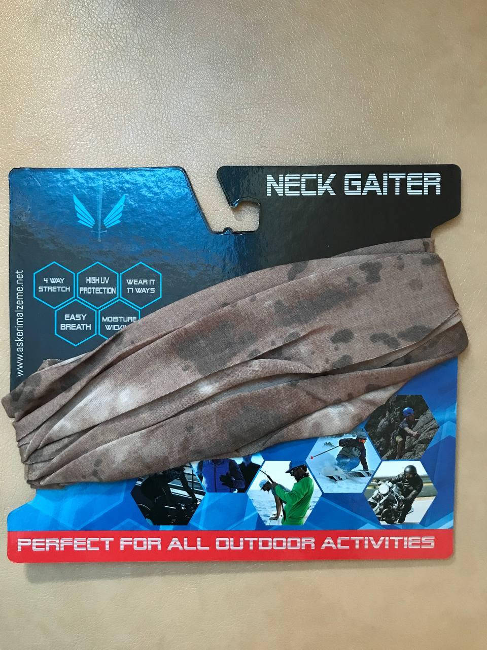 

Тактична військовий баф дихаючий Камуфляж світлий