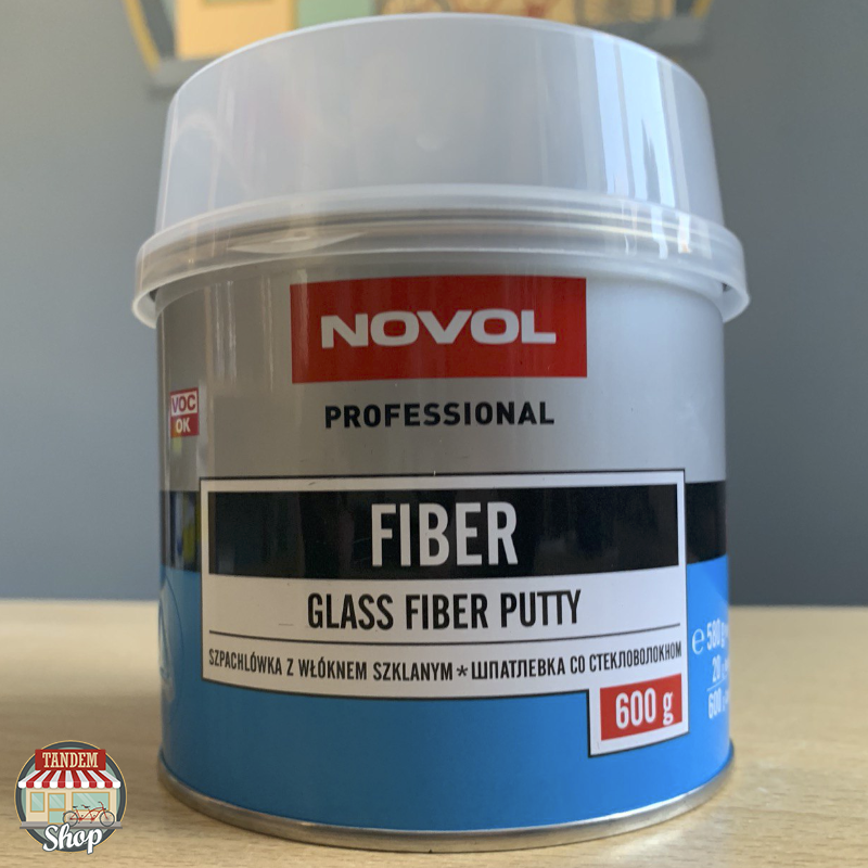 

Шпатлевка со стекловолокном Novol Fiber, 600 г
