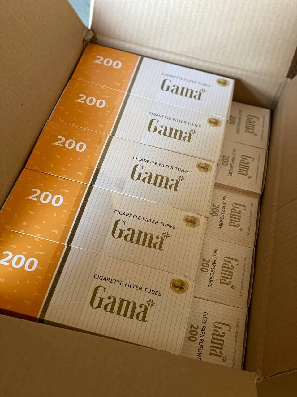 

Бумажные гильзы для набивки сигарет Gama Classic 5000 шт