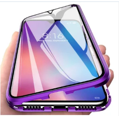 

Магнитный металл чехол FULL GLASS 360° для Huawei Honor 8X / Фиолетовый