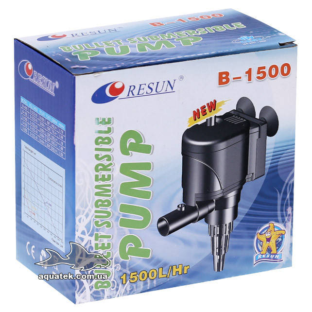 

Насос для аквариума Resun B-1500, 1500 л/ч