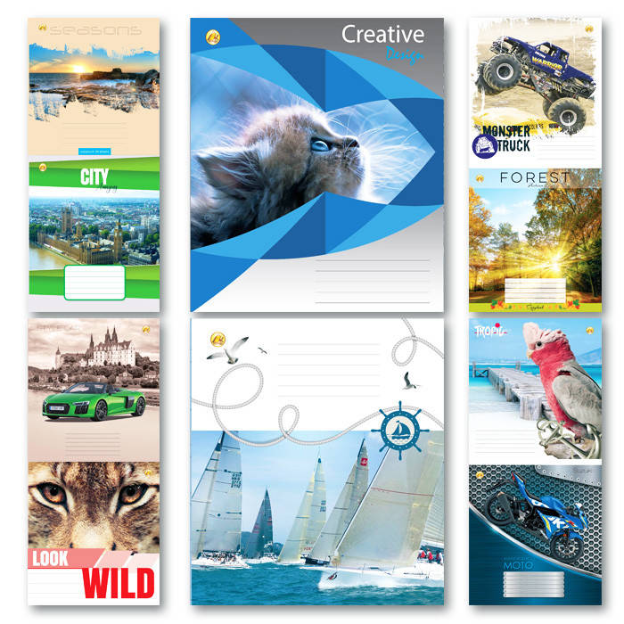 

Тетрадь 48 листов = ТЕТРАДА Люкс "MIX №1" (10шт/уп/200шт/ящ)