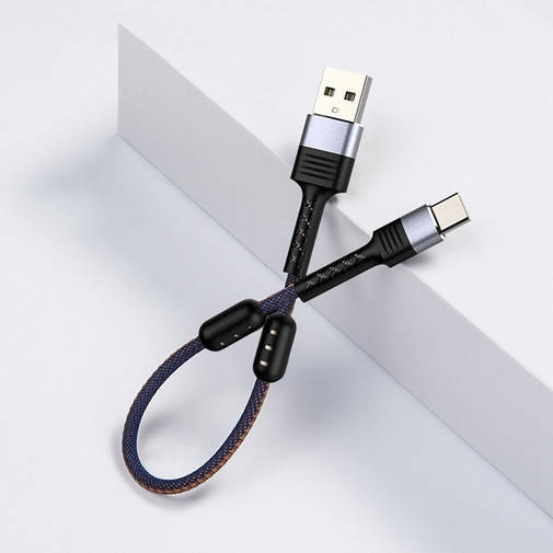 

Кабель для телефона USB Type-C Android JOYROOM S-M372 15см |3.4A|, Синий