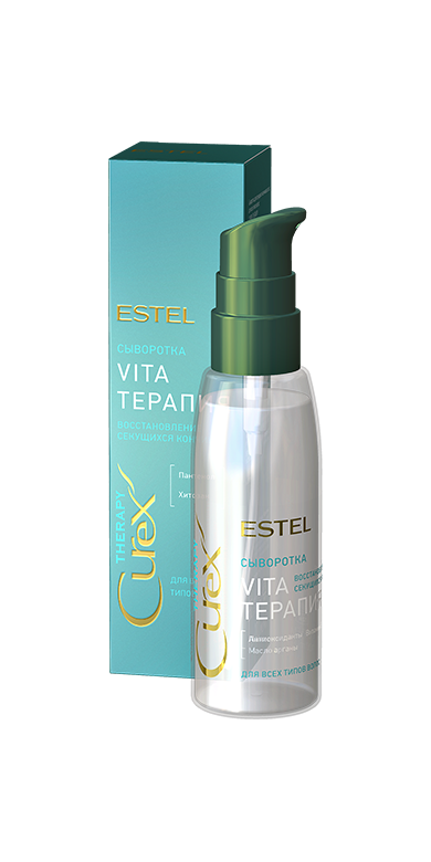 

Сыворотка для секущихся кончиков волос Curex Therapy Estel, 100 мл.