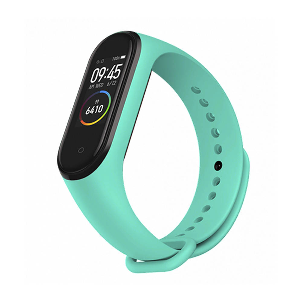 

Ремешок к браслету Mi Band 4 3 силиконовый Бирюзовый