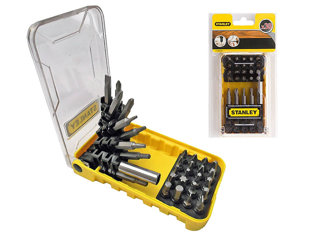 

Биты в наборе 30 ед (29 бит (50 мм + 25 мм) Stanley STA60525